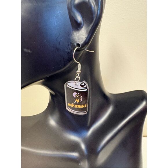 Salt Can statement Earrings - Picture 2 of 2